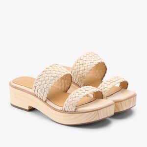 Nisolo Ellie All Day Clog in Woven Bone